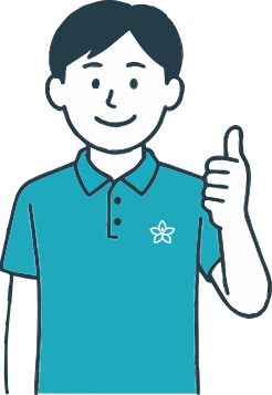 ちゅらクリーン男性スタッフ